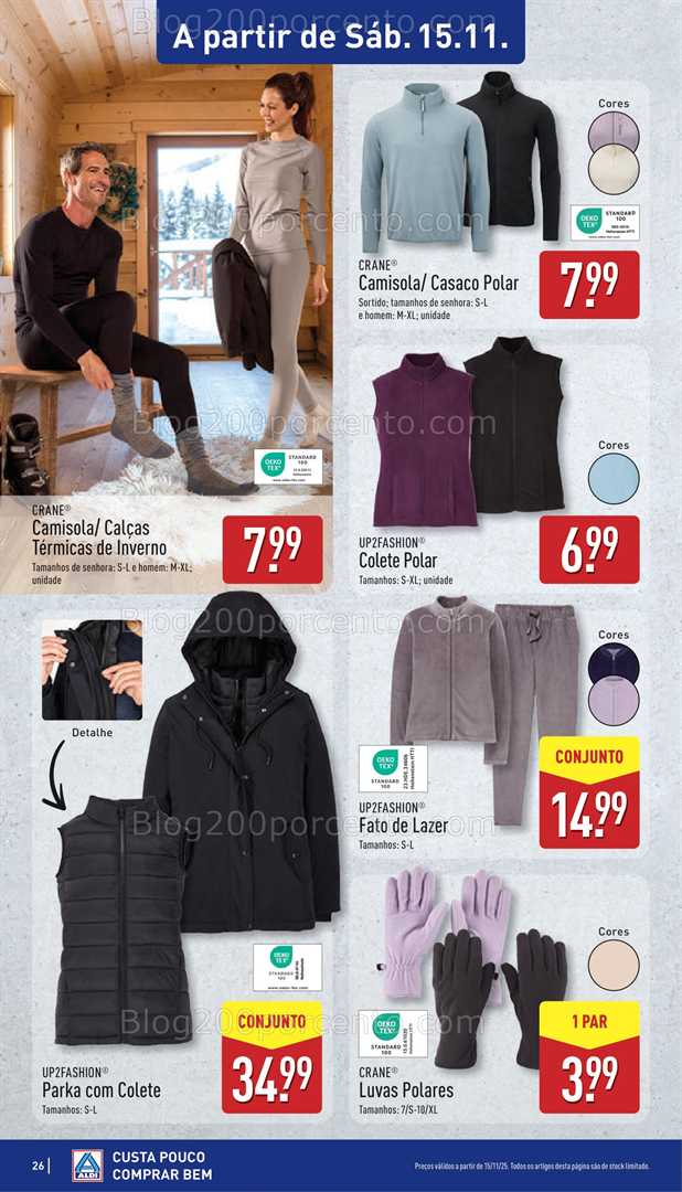 Antevisão Folheto ALDI Bazar Promoções de 15 a 16 novembro