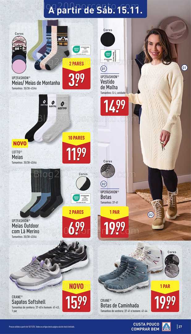 Antevisão Folheto ALDI Bazar Promoções de 15 a 16 novembro