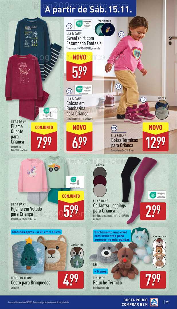 Antevisão Folheto ALDI Bazar Promoções de 15 a 16 novembro