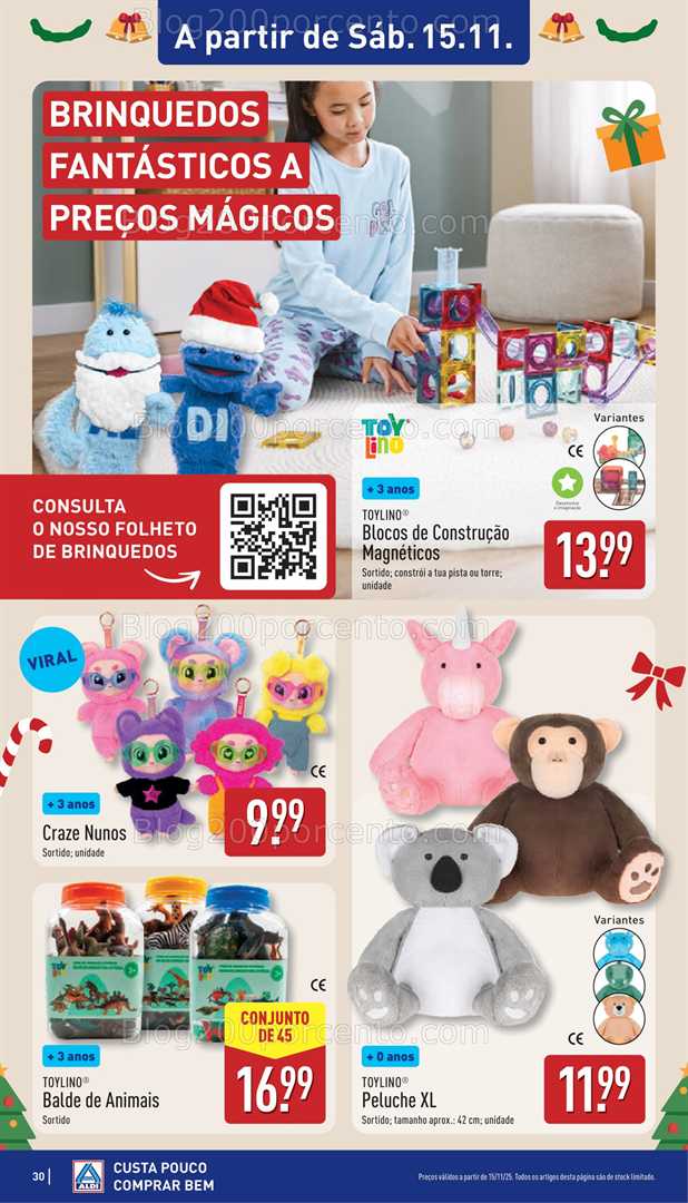 Antevisão Folheto ALDI Bazar Promoções de 15 a 16 novembro