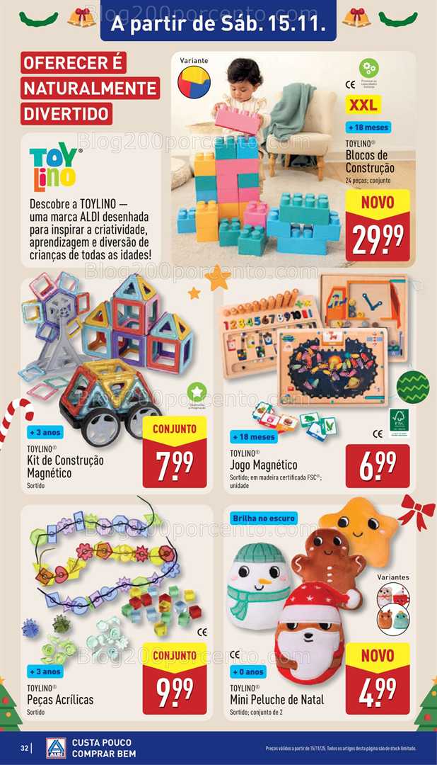 Antevisão Folheto ALDI Bazar Promoções de 15 a 16 novembro