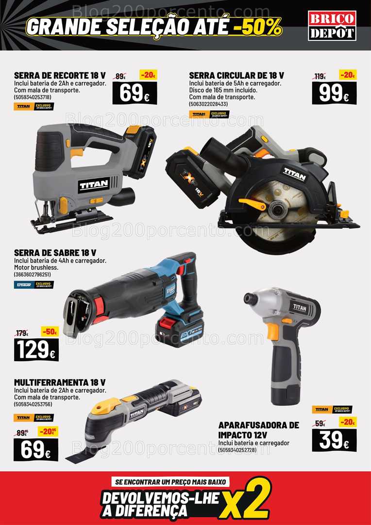 Antevisão Folheto BRICO DEPÔT Promoções de 31 outubro a 4 dezembro