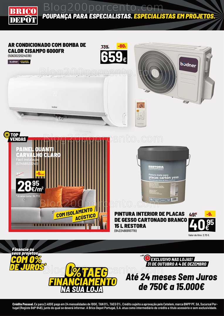 Antevisão Folheto BRICO DEPÔT Promoções de 31 outubro a 4 dezembro