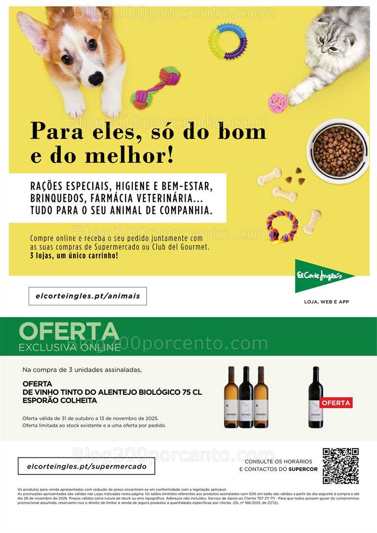 Antevisão Folheto EL CORTE INGLÉS Supermercado Promoções de 31 outubro a 13 novembro