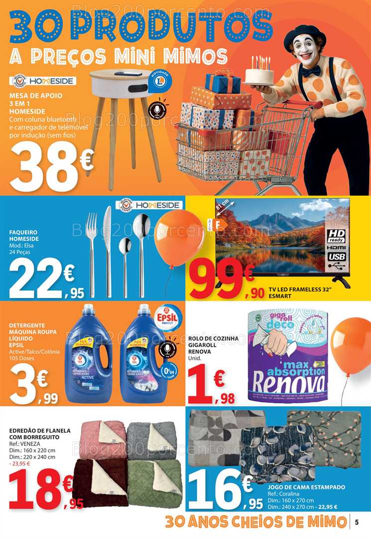 Antevisão Folheto E-LECLERC Promoções de 30 outubro a 5 novembro