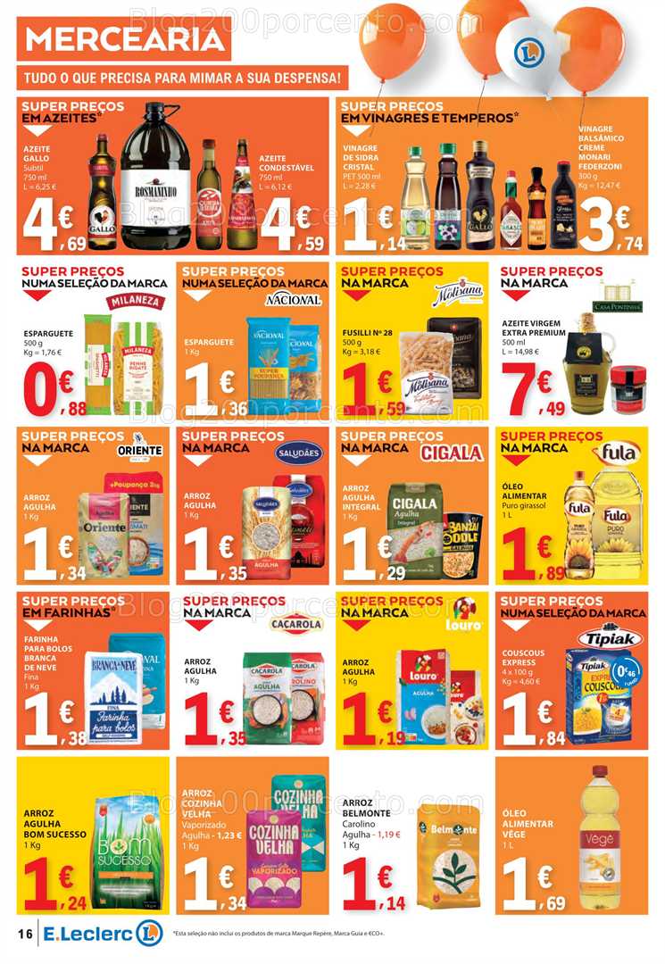 Antevisão Folheto E-LECLERC Promoções de 30 outubro a 5 novembro