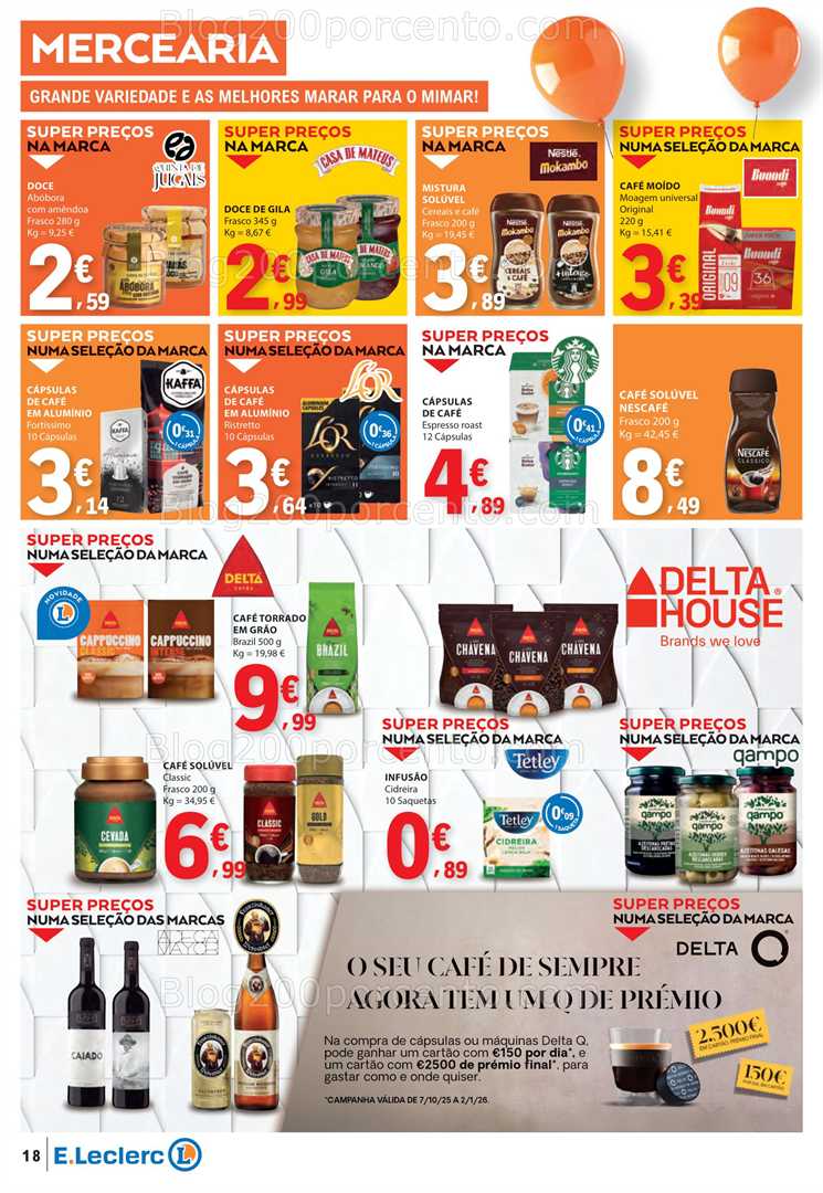 Antevisão Folheto E-LECLERC Promoções de 30 outubro a 5 novembro