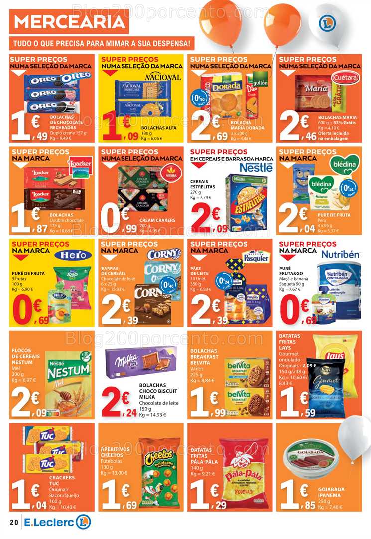 Antevisão Folheto E-LECLERC Promoções de 30 outubro a 5 novembro
