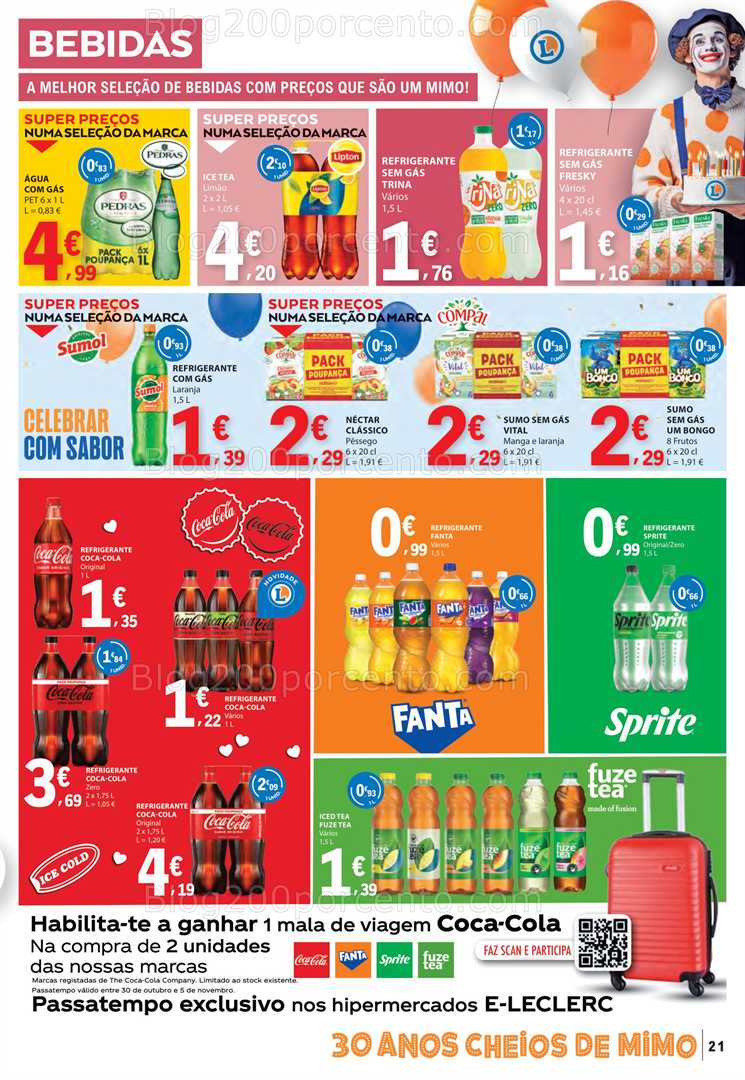 Antevisão Folheto E-LECLERC Promoções de 30 outubro a 5 novembro