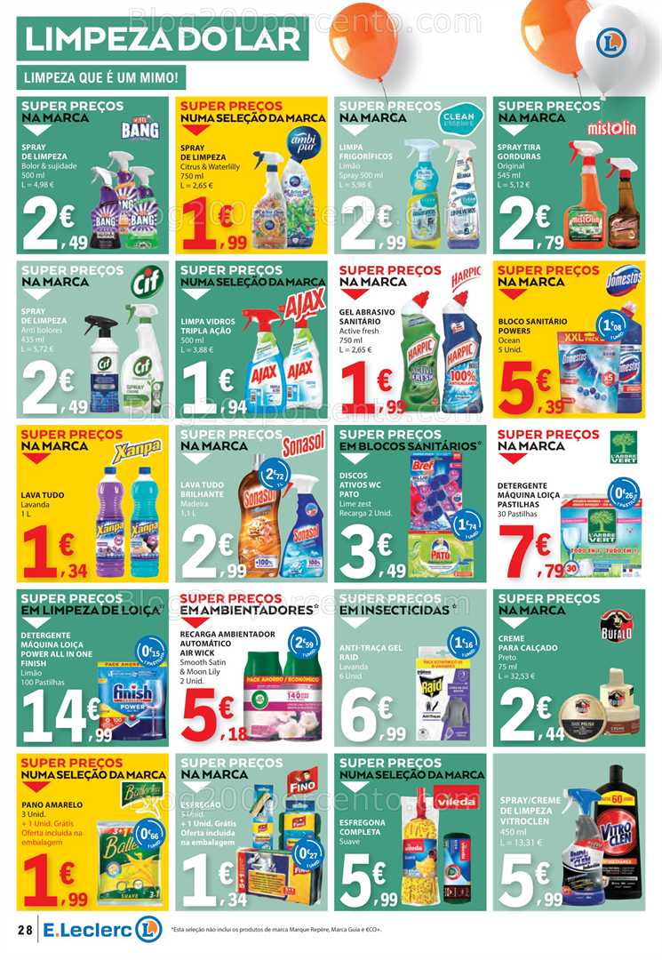 Antevisão Folheto E-LECLERC Promoções de 30 outubro a 5 novembro
