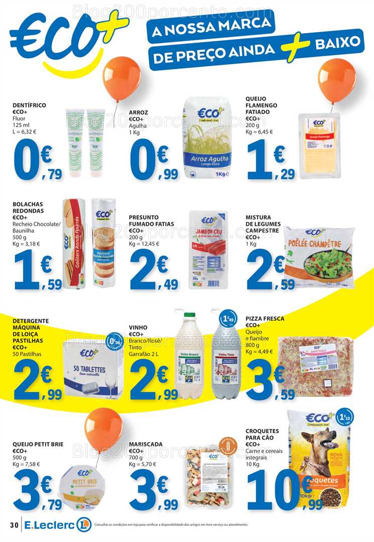 Antevisão Folheto E-LECLERC Promoções de 30 outubro a 5 novembro