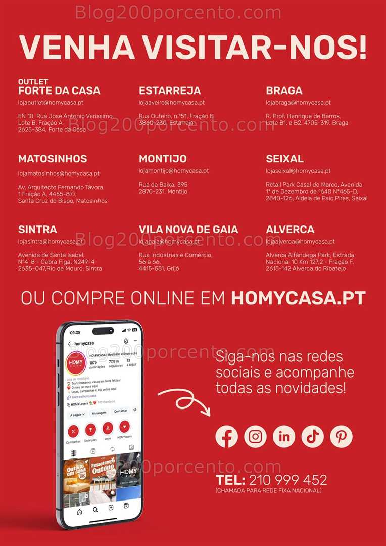 Antevisão Folheto HOMY CASA Natal Promoções de 29 outubro a 3 dezembro