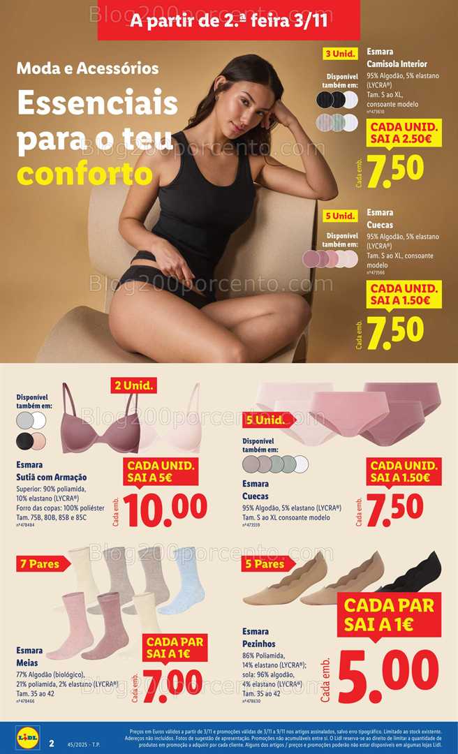 Antevisão Folheto LIDL Bazar Promoções de 3 a 13 novembro - Edição Digital