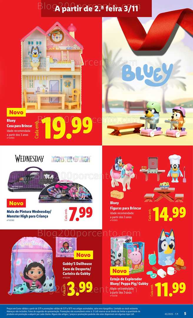 Antevisão Folheto LIDL Bazar Promoções de 3 a 13 novembro - Edição Digital