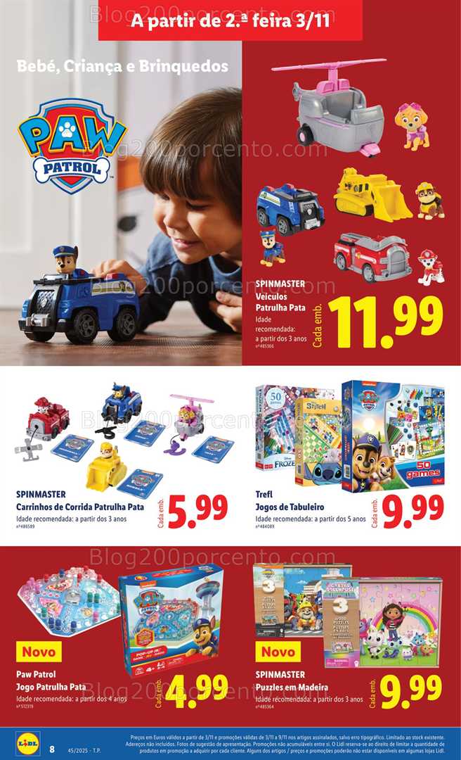 Antevisão Folheto LIDL Bazar Promoções de 3 a 13 novembro - Edição Digital