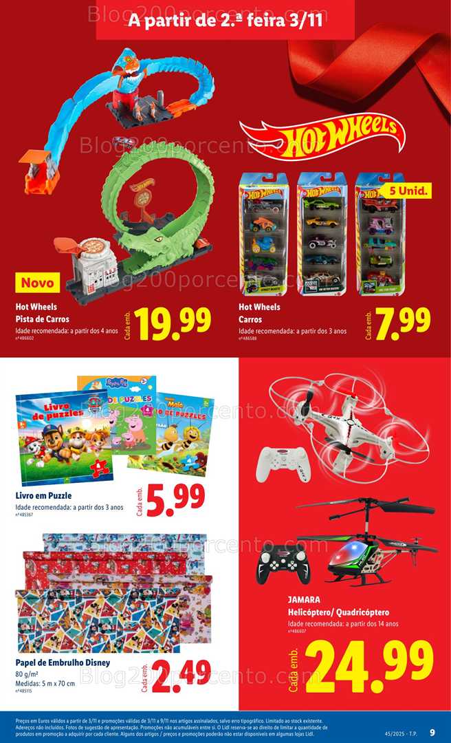 Antevisão Folheto LIDL Bazar Promoções de 3 a 13 novembro - Edição Digital