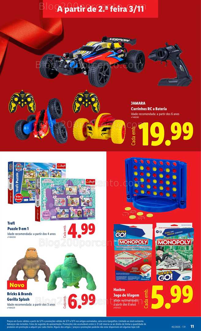 Antevisão Folheto LIDL Bazar Promoções de 3 a 13 novembro - Edição Digital