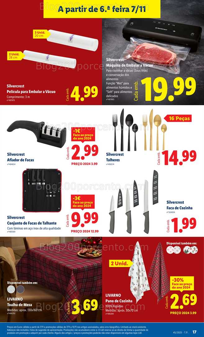 Antevisão Folheto LIDL Bazar Promoções de 3 a 13 novembro - Edição Digital