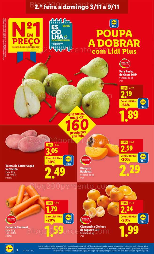 Antevisão Folheto LIDL Promoções de 3 a 9 novembro - Edição Digital