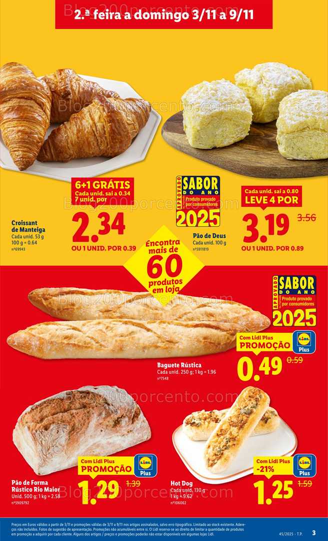 Antevisão Folheto LIDL Promoções de 3 a 9 novembro - Edição Digital