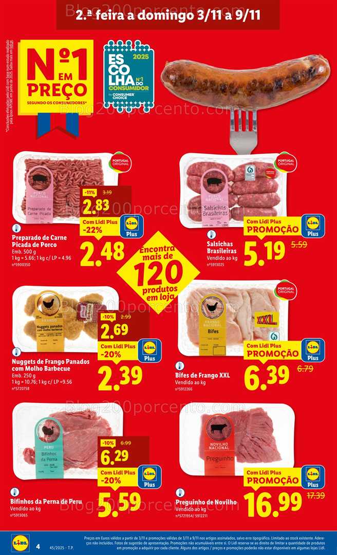 Antevisão Folheto LIDL Promoções de 3 a 9 novembro - Edição Digital