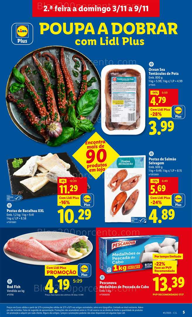 Antevisão Folheto LIDL Promoções de 3 a 9 novembro - Edição Digital