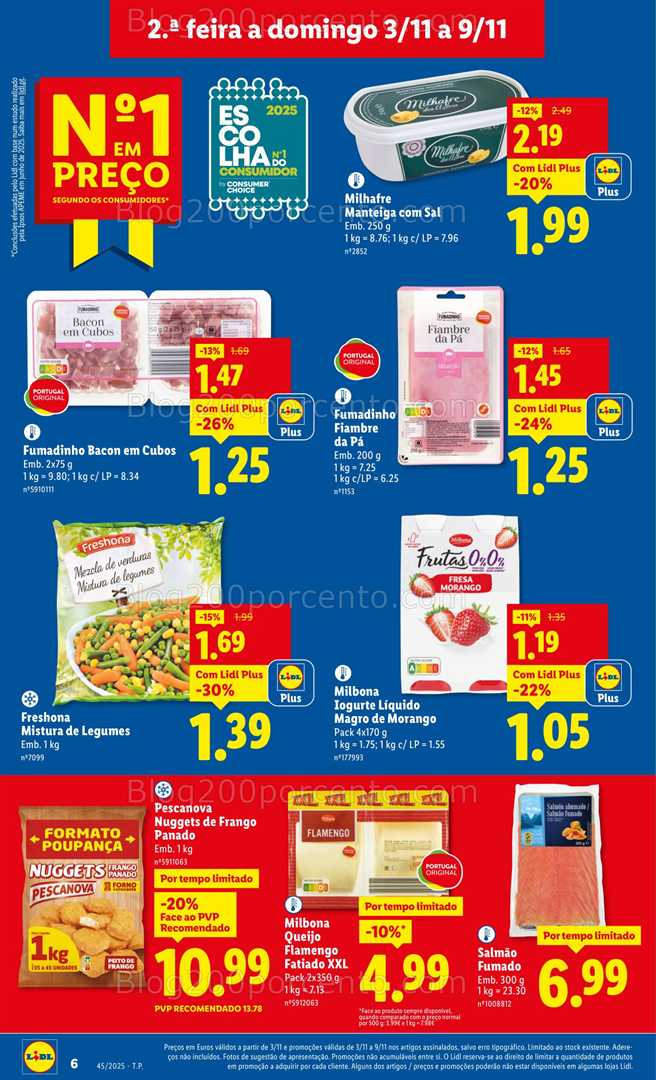 Antevisão Folheto LIDL Promoções de 3 a 9 novembro - Edição Digital