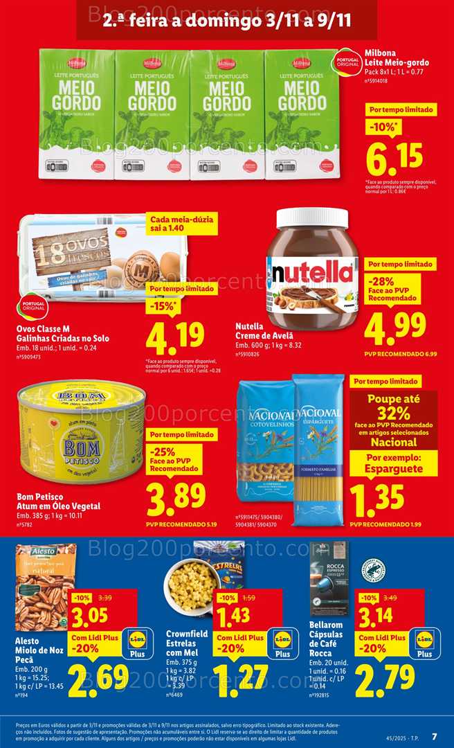 Antevisão Folheto LIDL Promoções de 3 a 9 novembro - Edição Digital