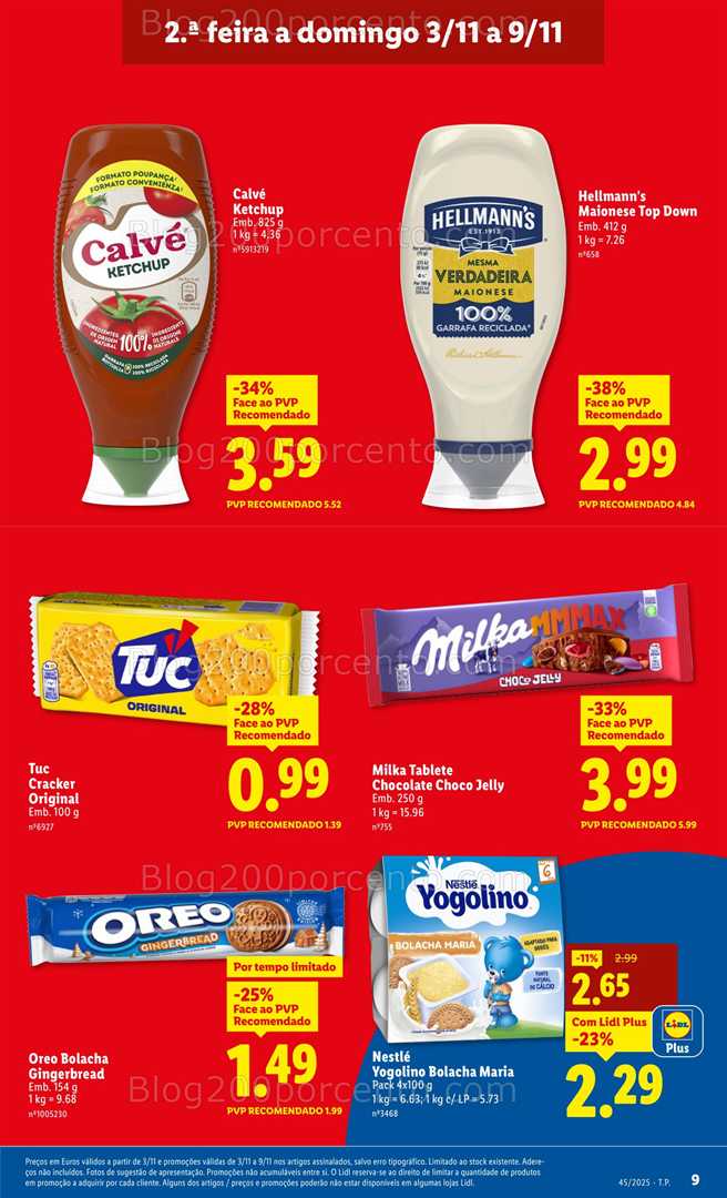Antevisão Folheto LIDL Promoções de 3 a 9 novembro - Edição Digital