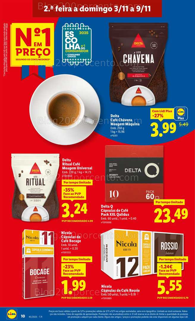 Antevisão Folheto LIDL Promoções de 3 a 9 novembro - Edição Digital