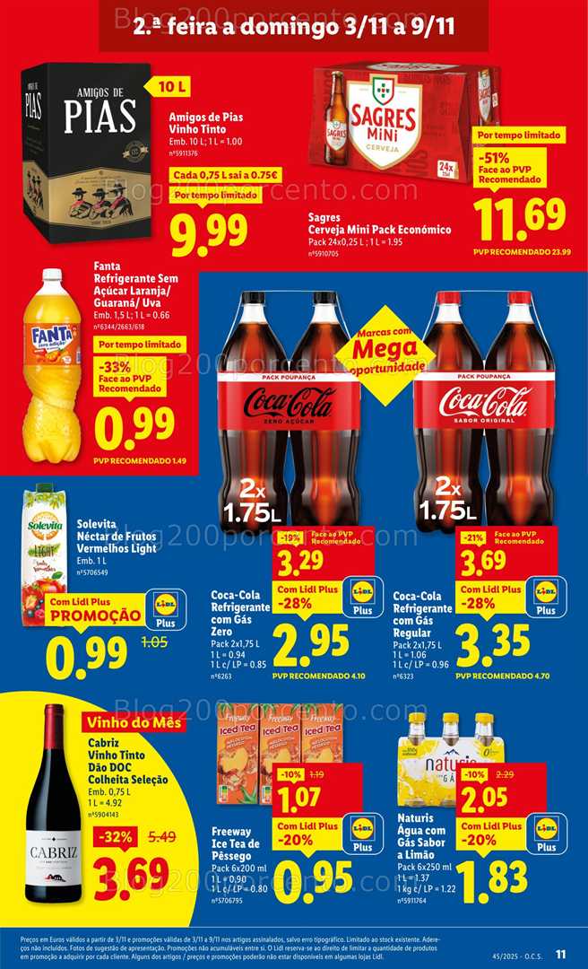 Antevisão Folheto LIDL Promoções de 3 a 9 novembro - Edição Digital