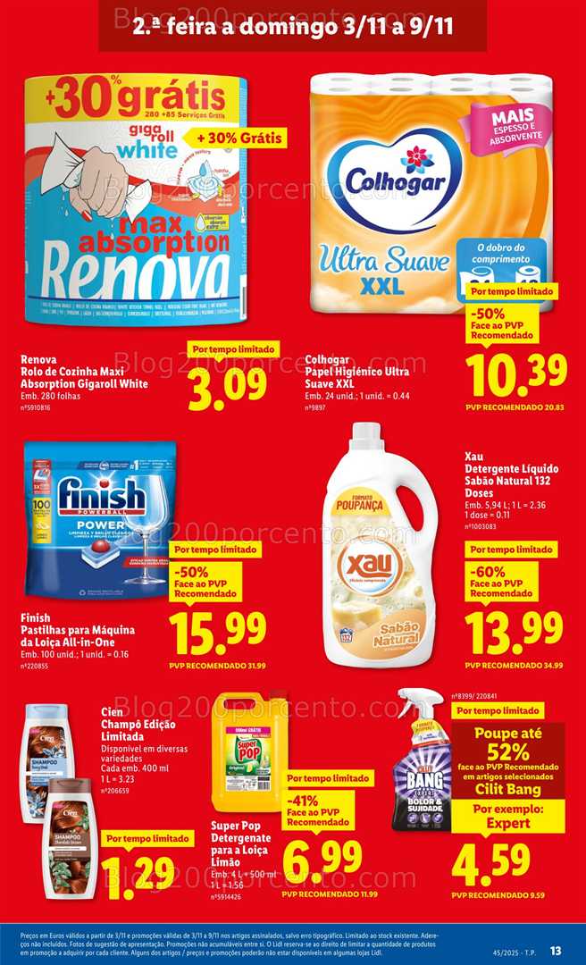 Antevisão Folheto LIDL Promoções de 3 a 9 novembro - Edição Digital