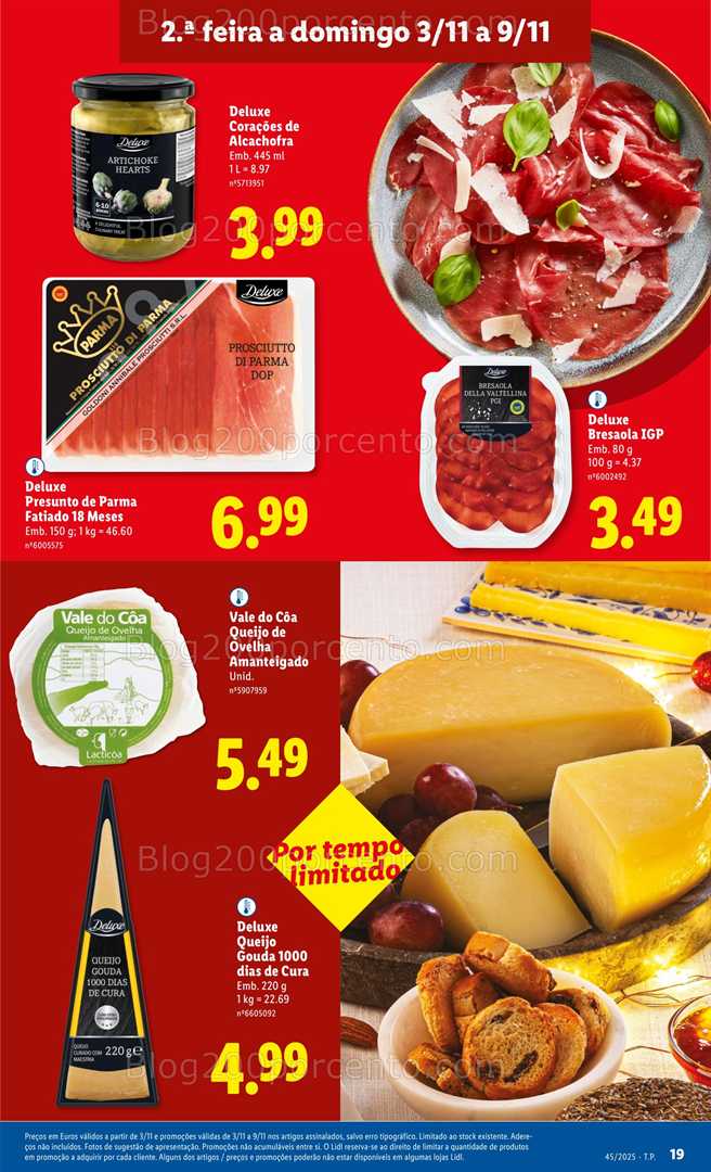 Antevisão Folheto LIDL Promoções de 3 a 9 novembro - Edição Digital