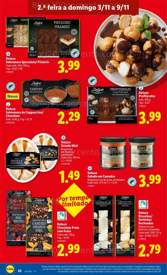 Antevisão Folheto LIDL Promoções de 3 a 9 novembro - Edição Digital