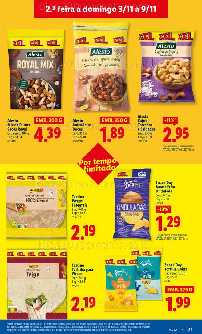 Antevisão Folheto LIDL Promoções de 3 a 9 novembro - Edição Digital