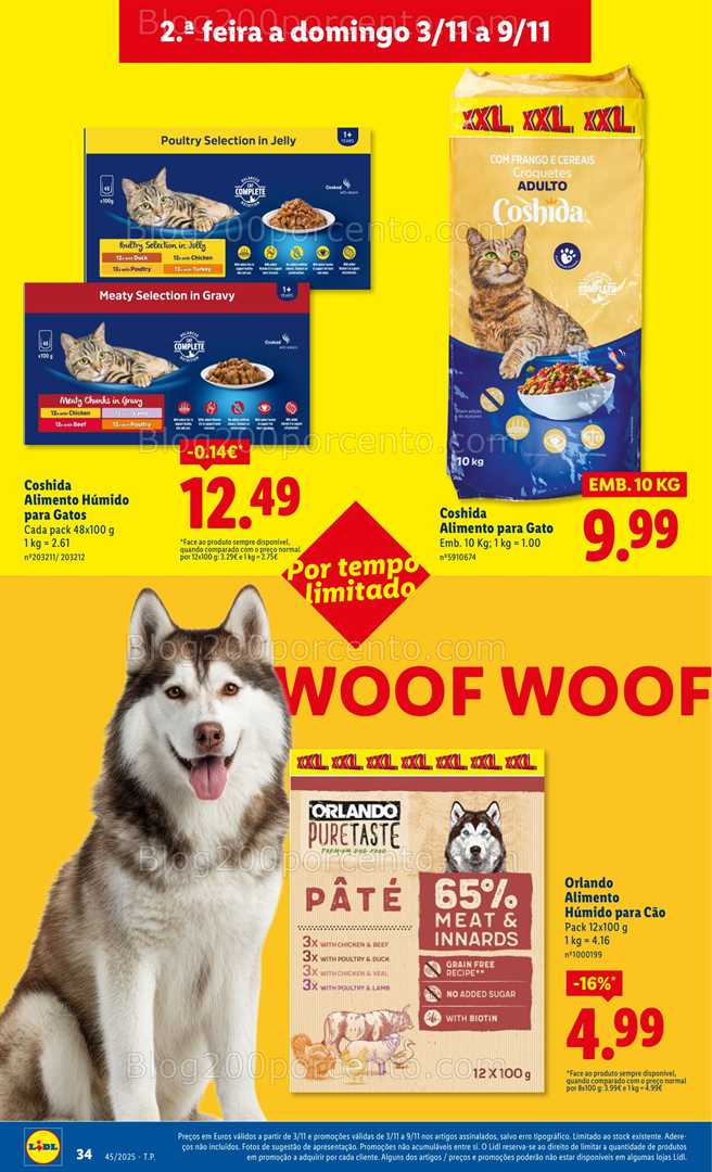 Antevisão Folheto LIDL Promoções de 3 a 9 novembro - Edição Digital