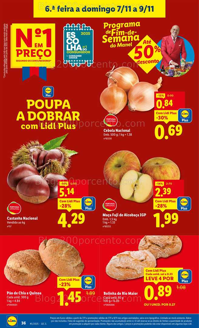 Antevisão Folheto LIDL Promoções de 3 a 9 novembro - Edição Digital
