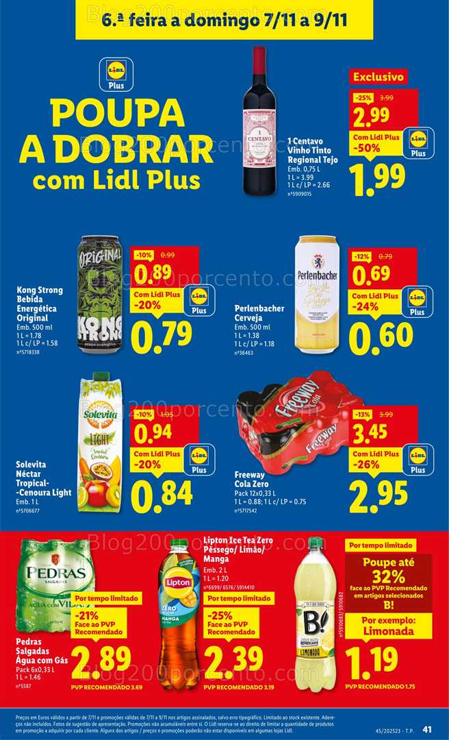 Antevisão Folheto LIDL Promoções de 3 a 9 novembro - Edição Digital