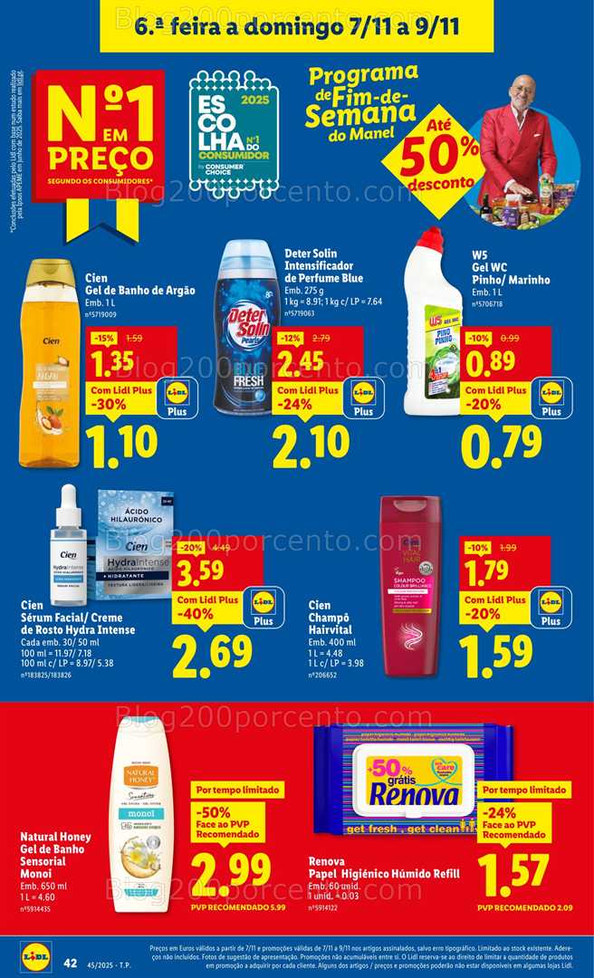 Antevisão Folheto LIDL Promoções de 3 a 9 novembro - Edição Digital