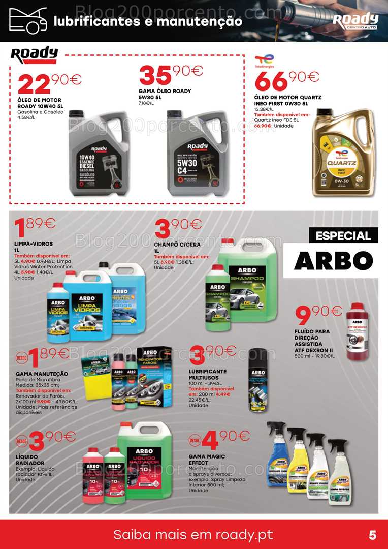 Antevisão Folheto ROADY Promoções de 30 outubro a 30 novembro