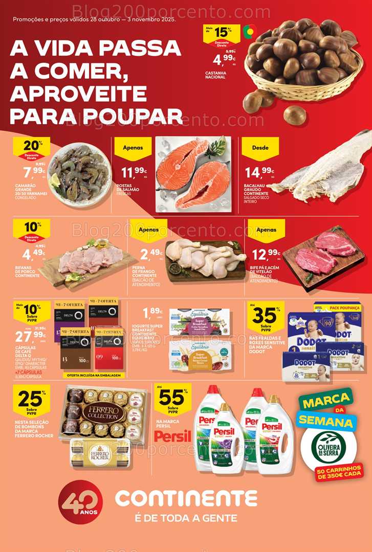 Antevisão Folheto CONTINENTE Bom Dia Promoções de 28 outubro a 3 novembro