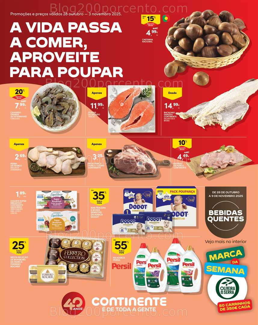 Antevisão Folheto CONTINENTE Madeira Promoções de 28 outubro a 3 novembro