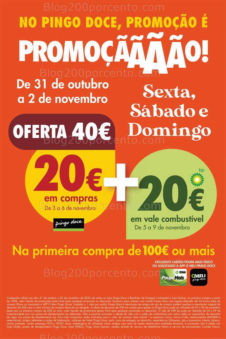 Antevisão Folheto PINGO DOCE Promoções de 31 outubro a 2 novembro