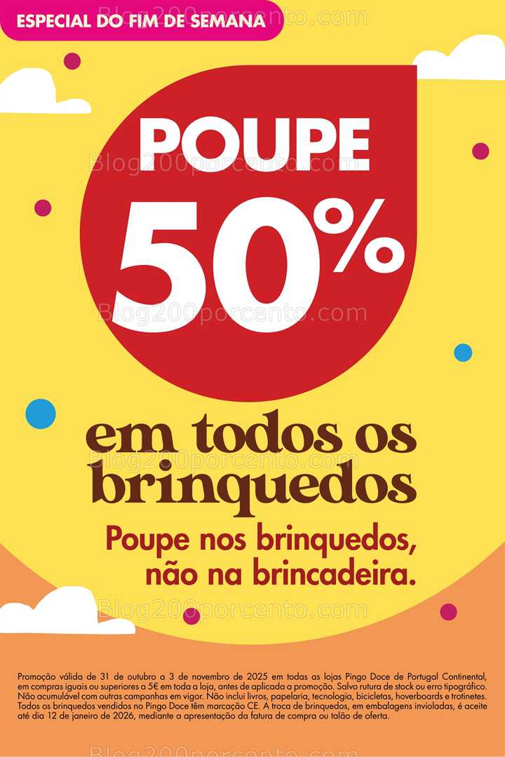 Antevisão Folheto PINGO DOCE Promoções de 31 outubro a 2 novembro