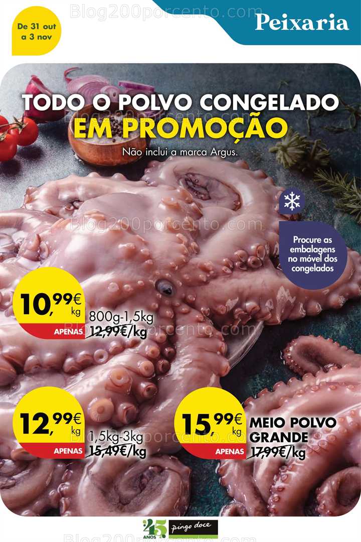 Antevisão Folheto PINGO DOCE Promoções de 31 outubro a 2 novembro