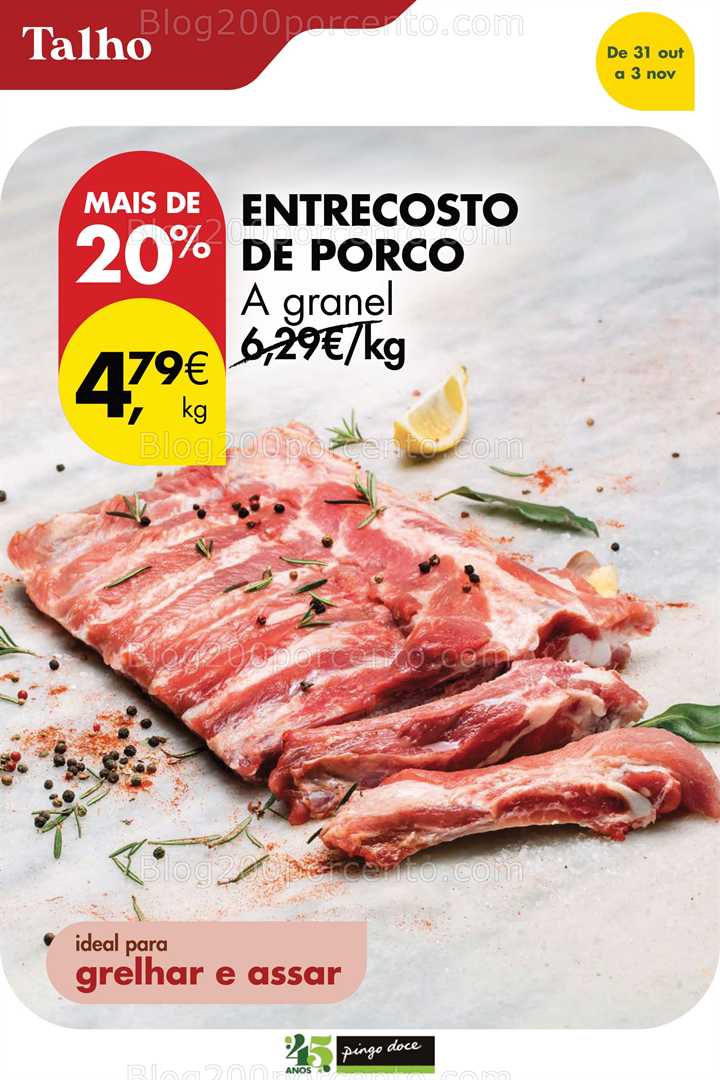 Antevisão Folheto PINGO DOCE Promoções de 31 outubro a 2 novembro