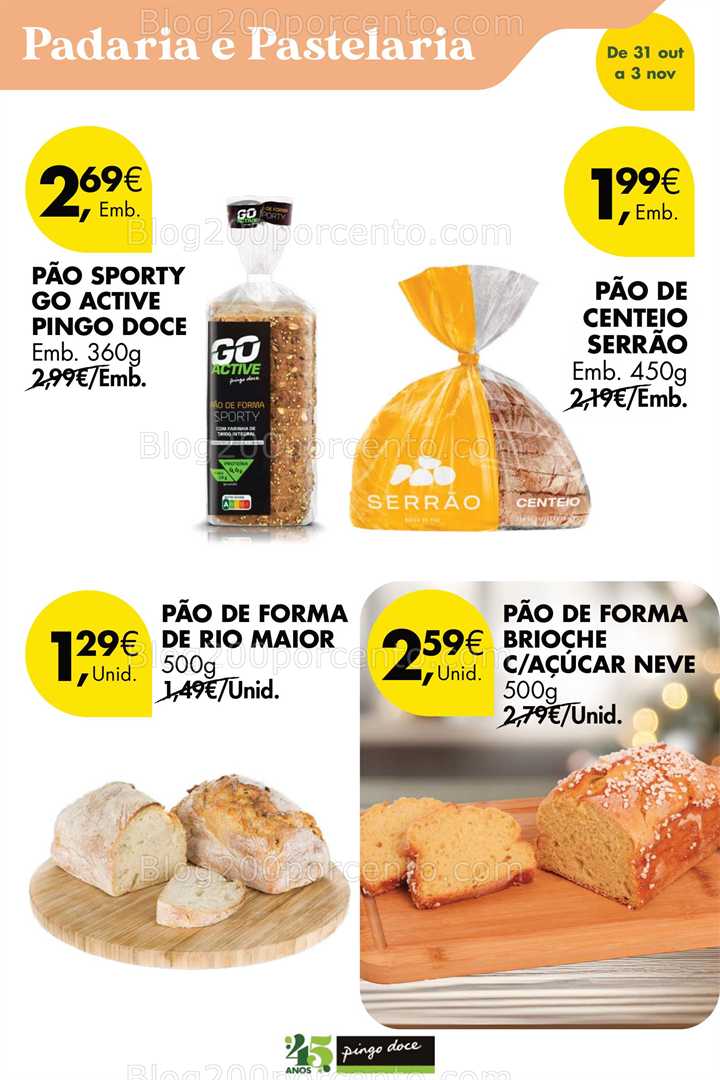 Antevisão Folheto PINGO DOCE Promoções de 31 outubro a 2 novembro