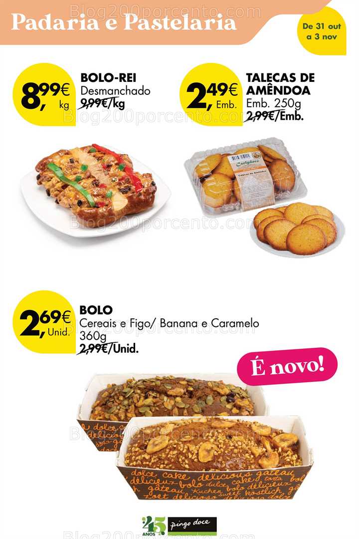 Antevisão Folheto PINGO DOCE Promoções de 31 outubro a 2 novembro