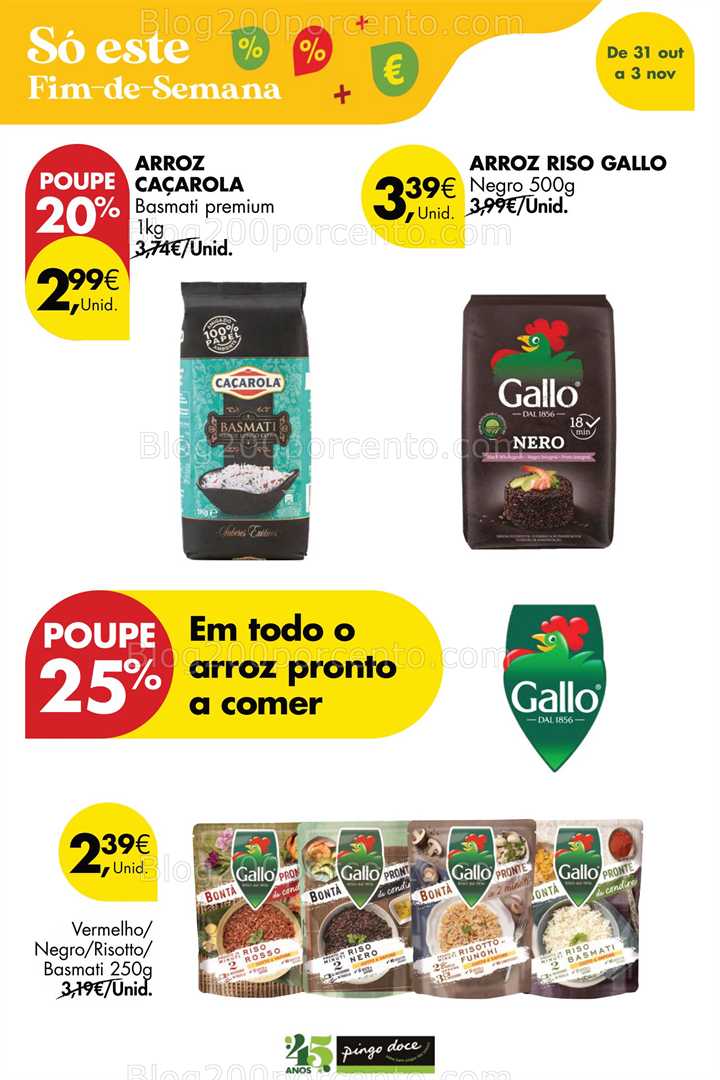Antevisão Folheto PINGO DOCE Promoções de 31 outubro a 2 novembro