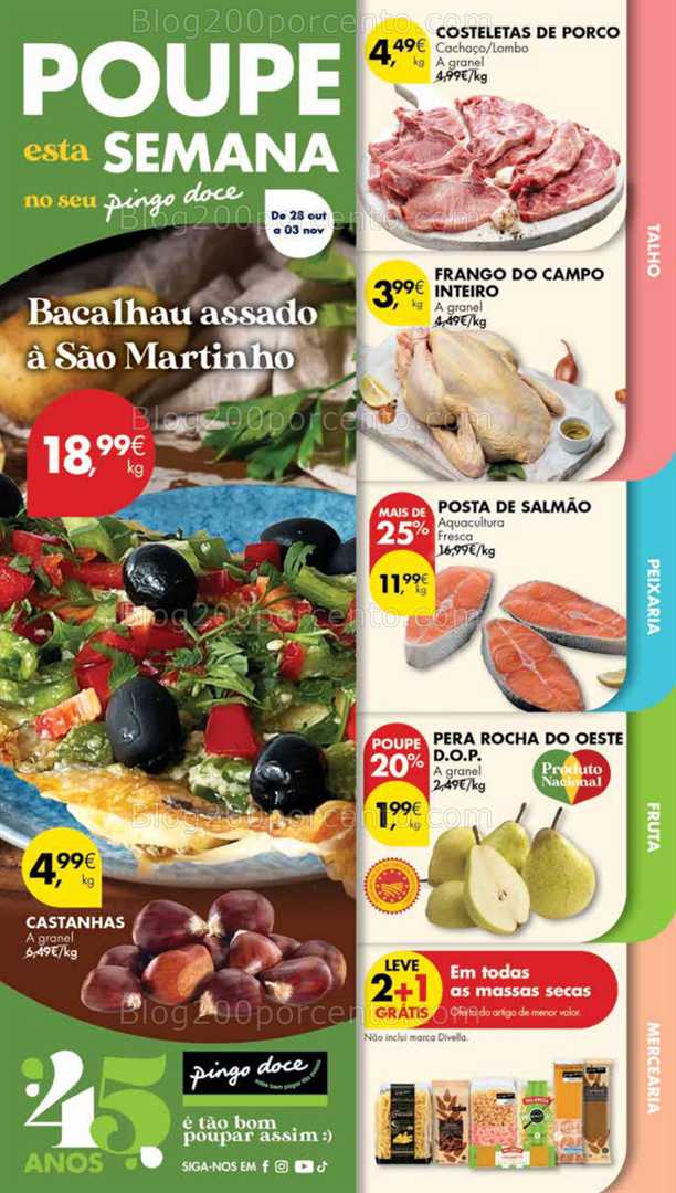 Antevisão Folheto PINGO DOCE Madeira Promoções de 28 outubro a 3 novembro